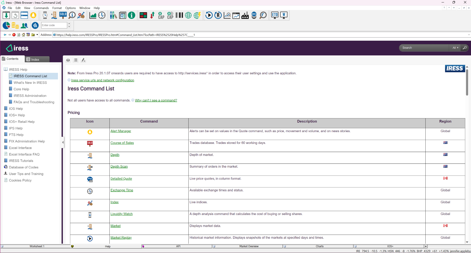 Iress Setup Jennifer Appleby | Portfolio | In-product Help (Iress)
